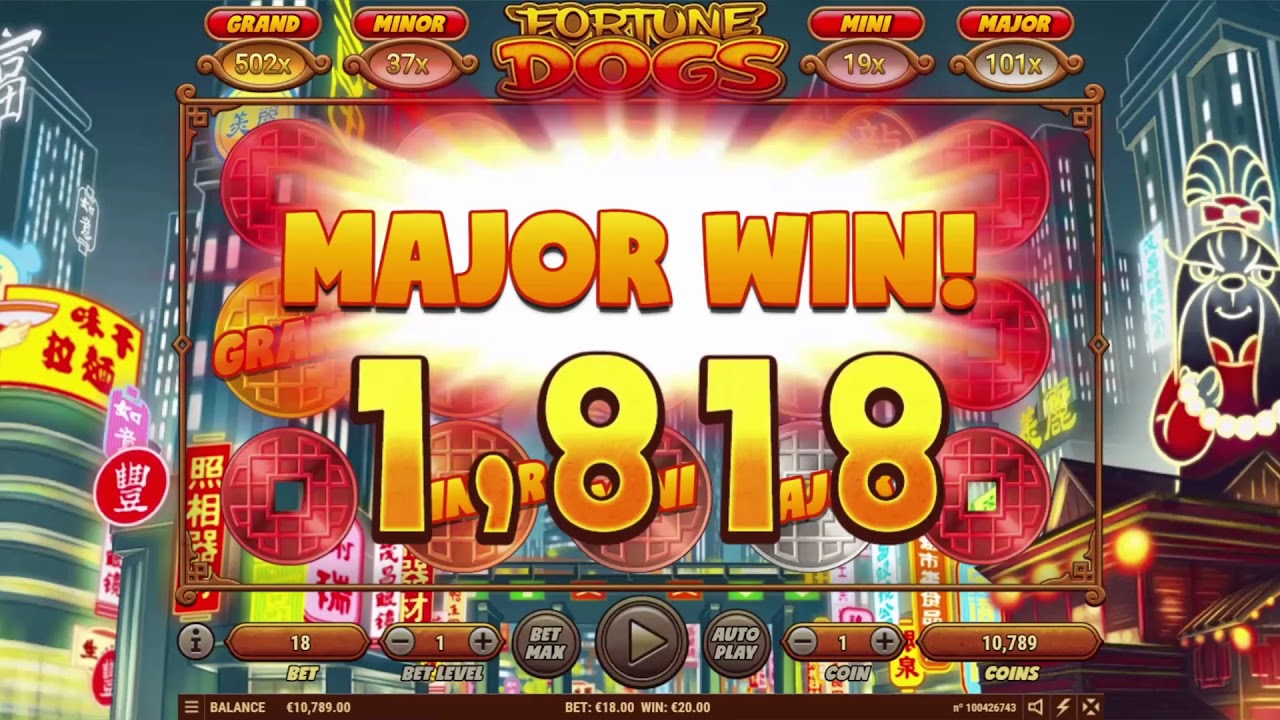 Jogue Fortune Dogs slot online no cassino Vulkan Vegas